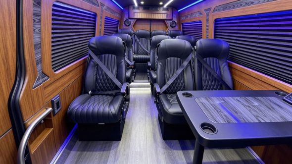 18 passenger sprinter van interior escondido