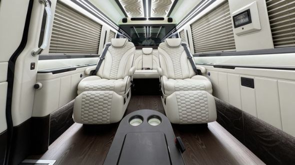 8 passenger sprinter van interior san diego