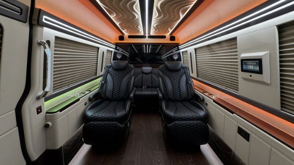 8 passenger sprinter van interior temecula