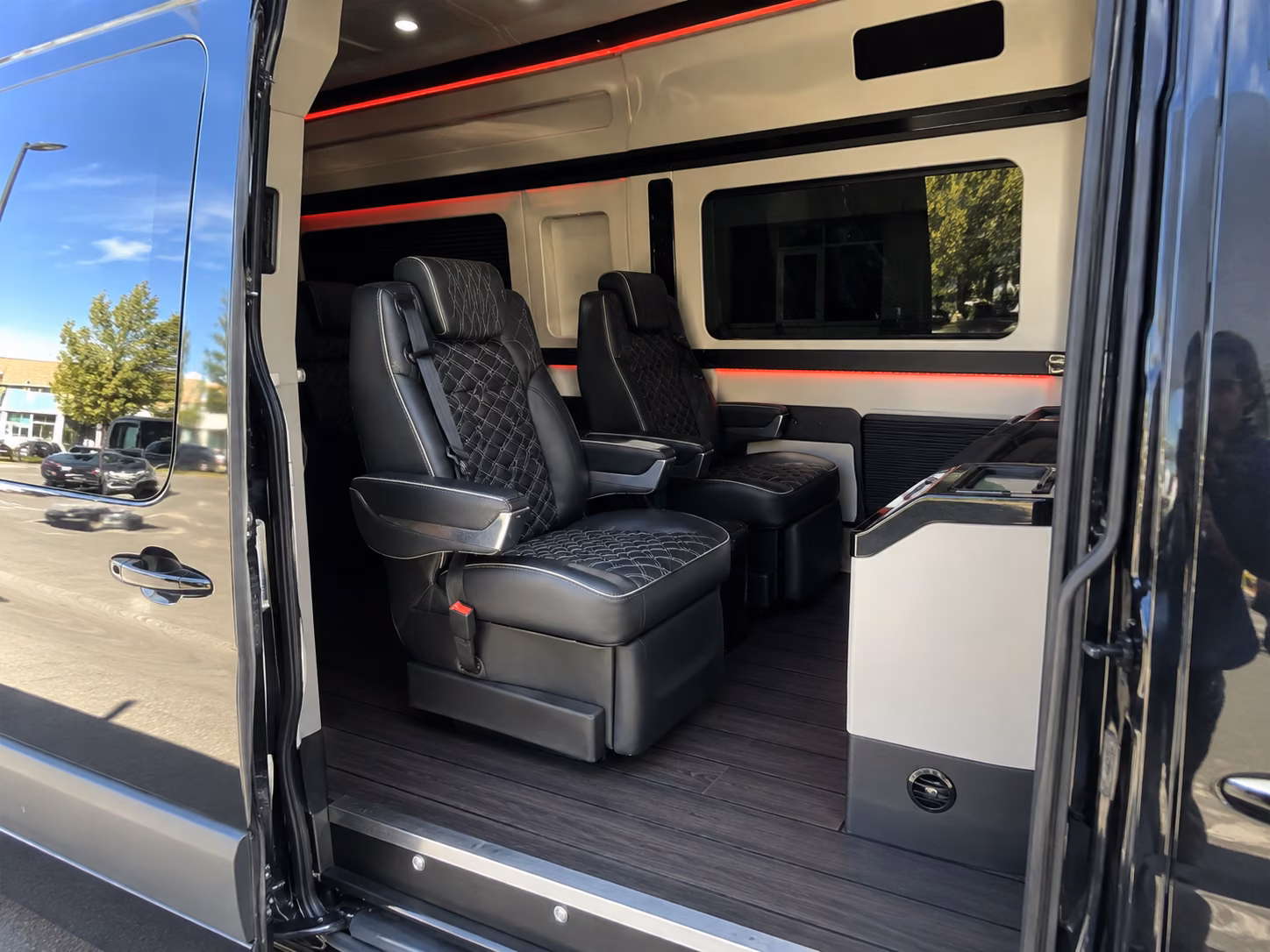 san diego 10 passenger sprinter van inside