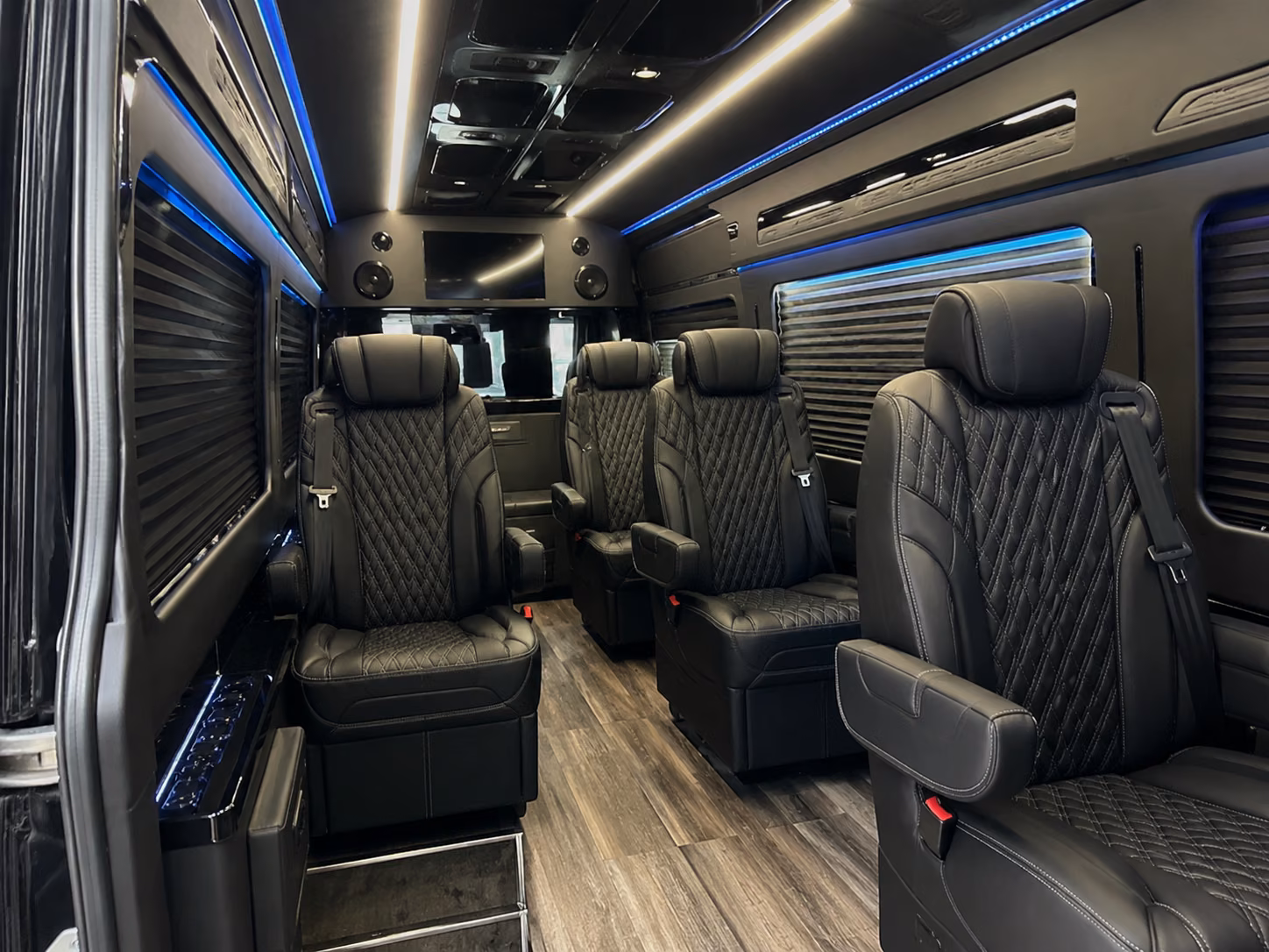 san diego 15 passenger sprinter van inside
