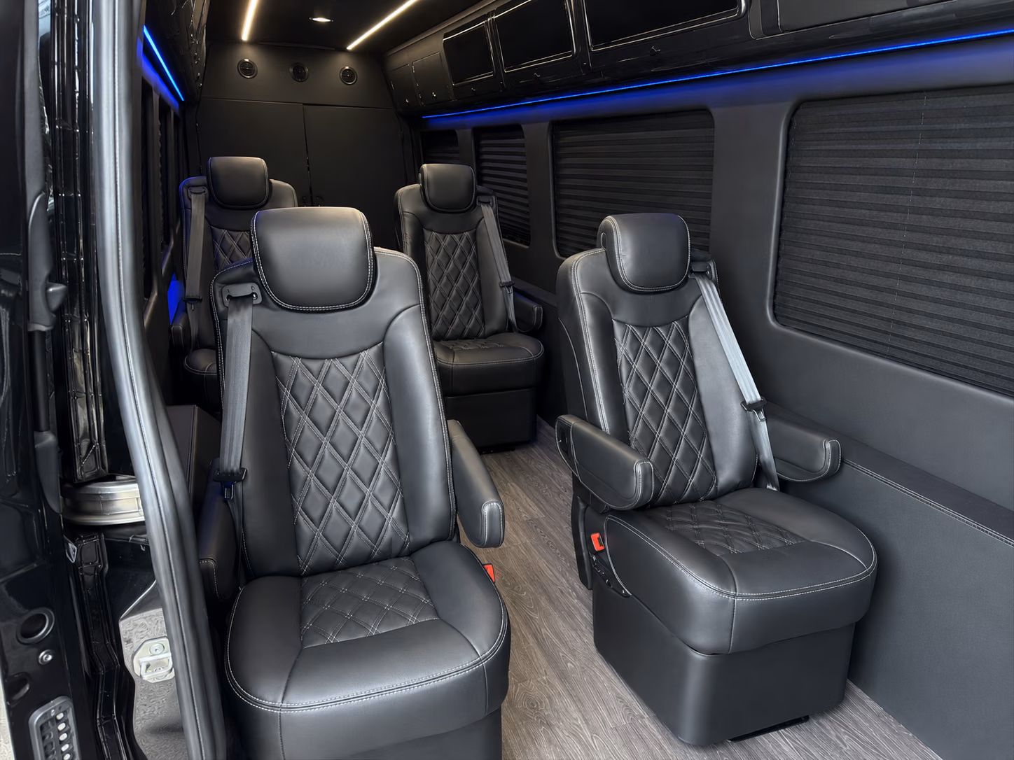 san diego 18 passenger sprinter van interior