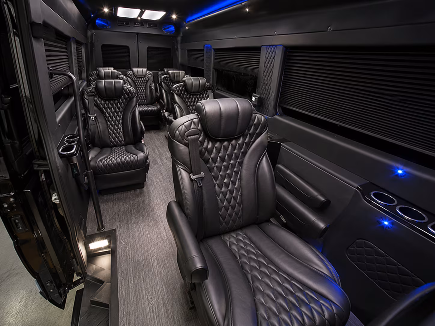 san diego 8 passenger sprinter van inside
