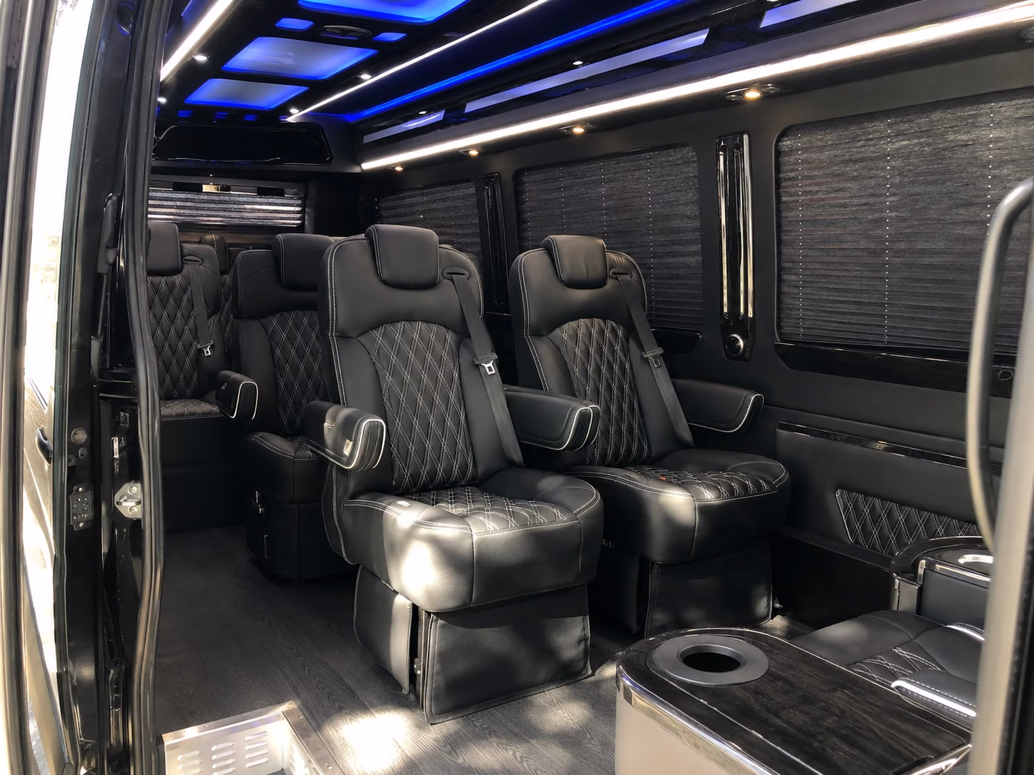 san diego 8 passenger sprinter van interior