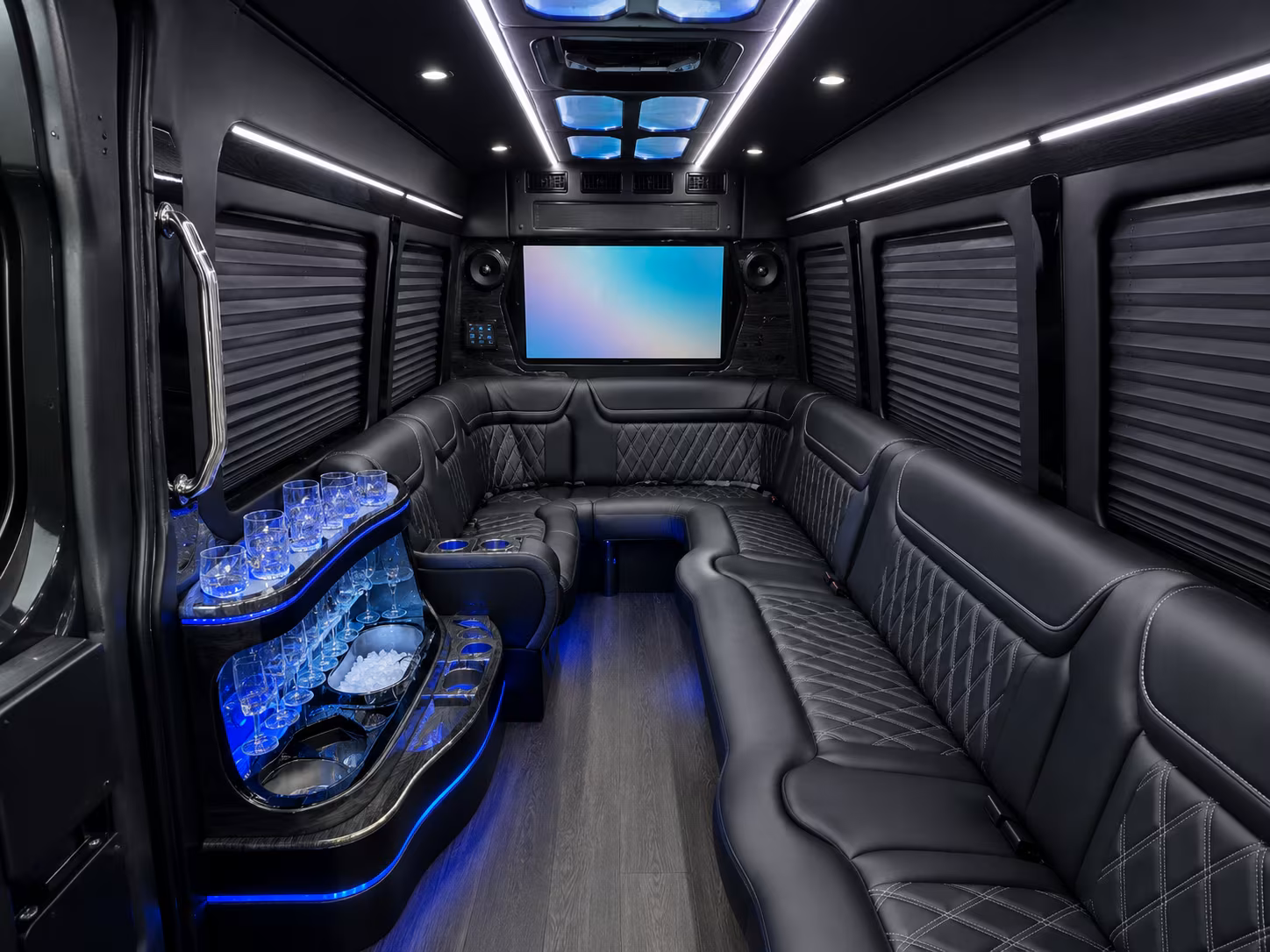 san diego sprinter limousine interior