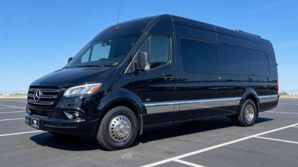 vista wedding sprinter van rental